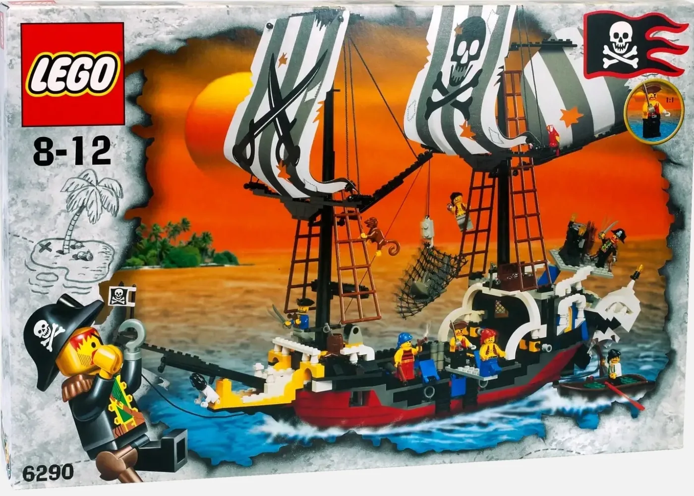 Dans le même style que le LEGO Coureur à la barbe rouge (6290-1) | Brick Broker