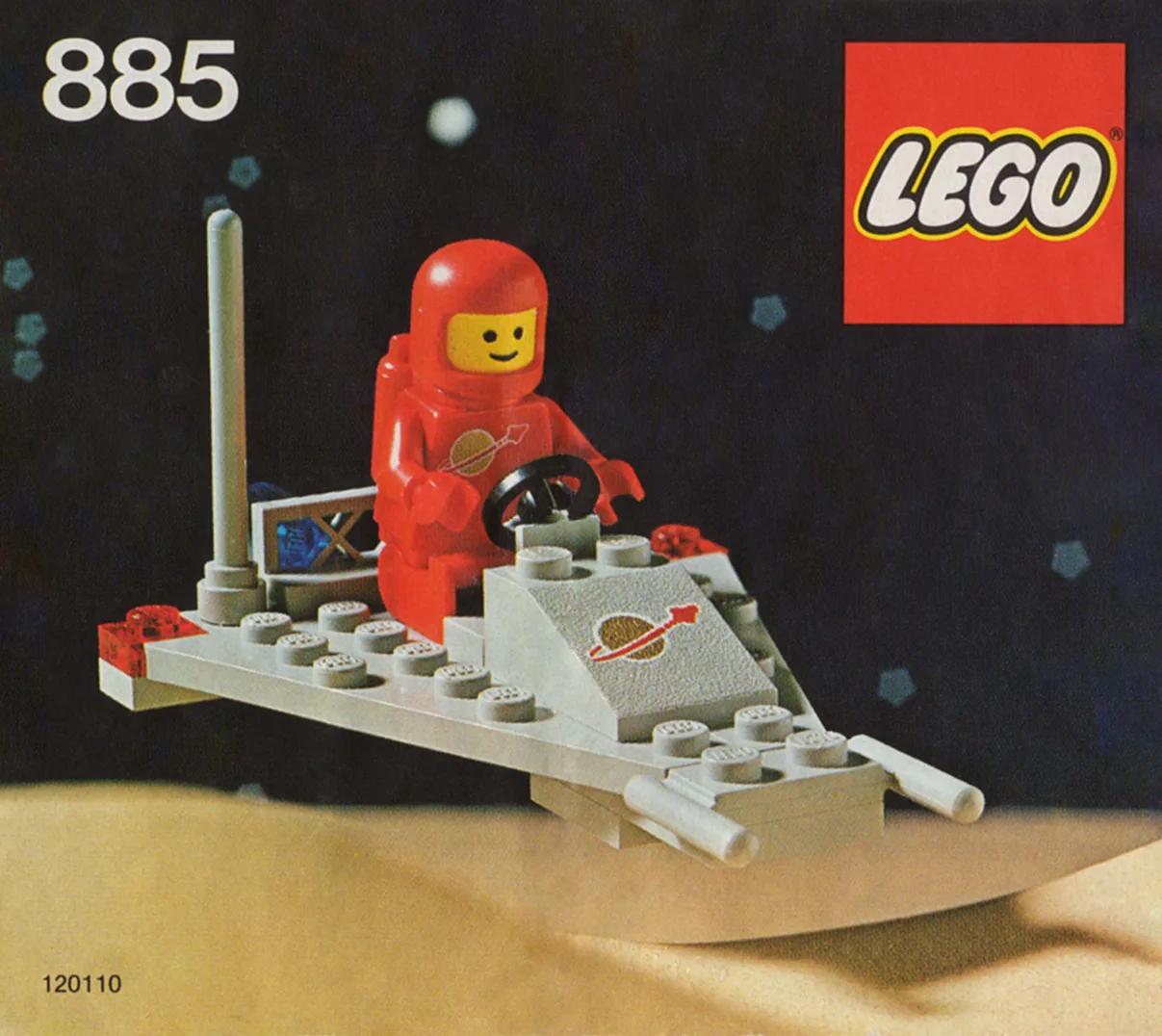 Dans le même style que le LEGO Trottinette spatiale (885-1) | Brick Broker