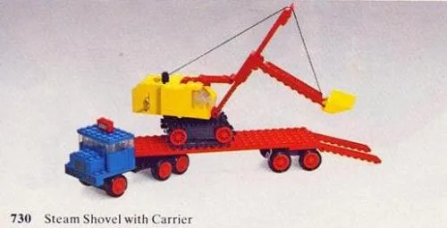 Dans le même style que le LEGO Pelleteuse à vapeur avec transporteur (730-1) | Brick Broker