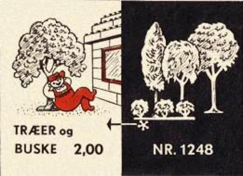 Dans le même style que le LEGO Arbres et buissons peints (1248-2) | Brick Broker