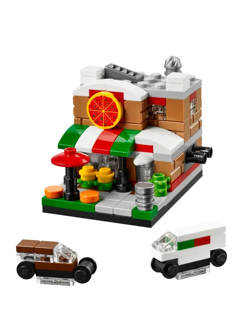 Dans le même style que le LEGO Pizzeria Bricktober (40181-1) | Brick Broker