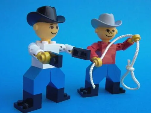 Dans le même style que le LEGO Cow-boys (210-1) | Brick Broker