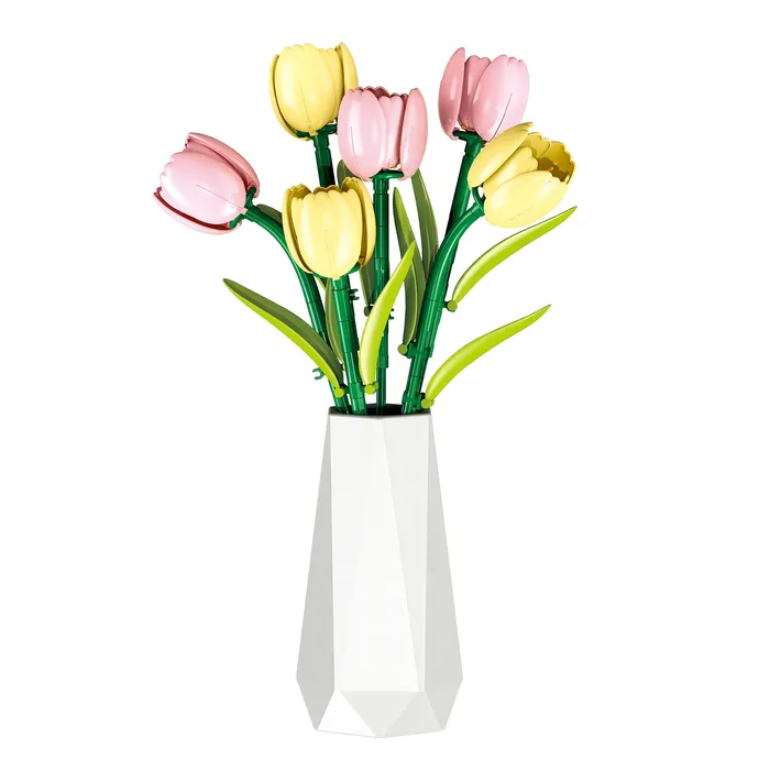 JIESTAR Ensemble de construction Plante en pot Tulipe (JS-X88071) - prix | Brick Broker