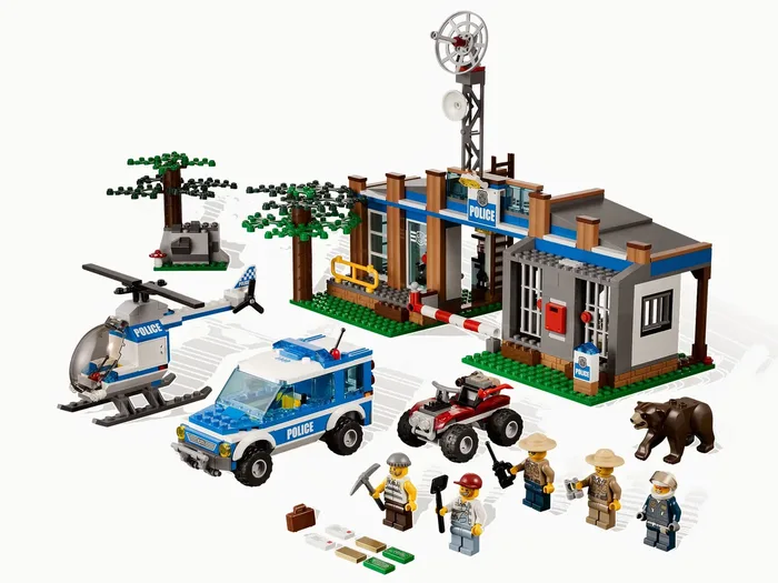 LEGO 4440 Poste de police de la forêt - prix | Brick Broker