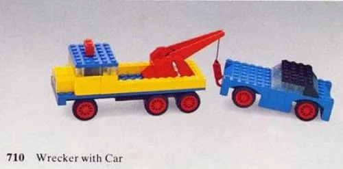 Dans le même style que le LEGO Dépanneuse avec voiture (710-1) | Brick Broker
