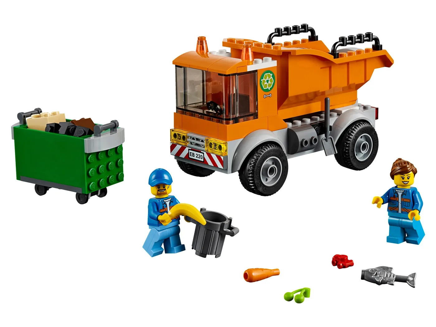 Dans le même style que le LEGO Camion poubelle (60220-1) | Brick Broker