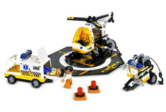 Dans le même style que le LEGO Unité de sauvetage en hélicoptère (7841-1) | Brick Broker