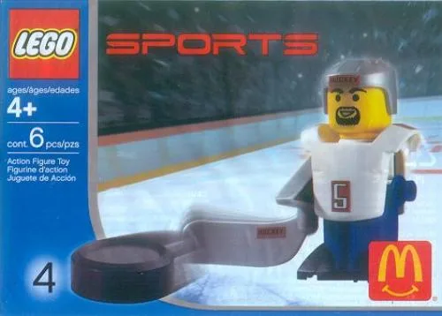 Dans le même style que le LEGO Set de sport McDonald's Numéro 4 - Joueur de hockey blanc #5 (7919-1) | Brick Broker