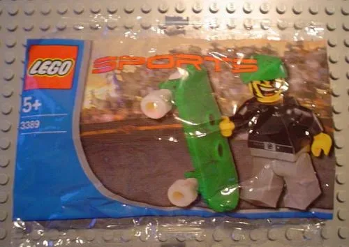 LEGO 3389 Skateboarder Bill Chupa Chups Promotionnel - prix | Brick Broker
