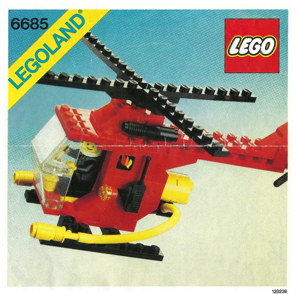 Dans le même style que le LEGO Hélicoptère de pompier 1 (6685-1) | Brick Broker