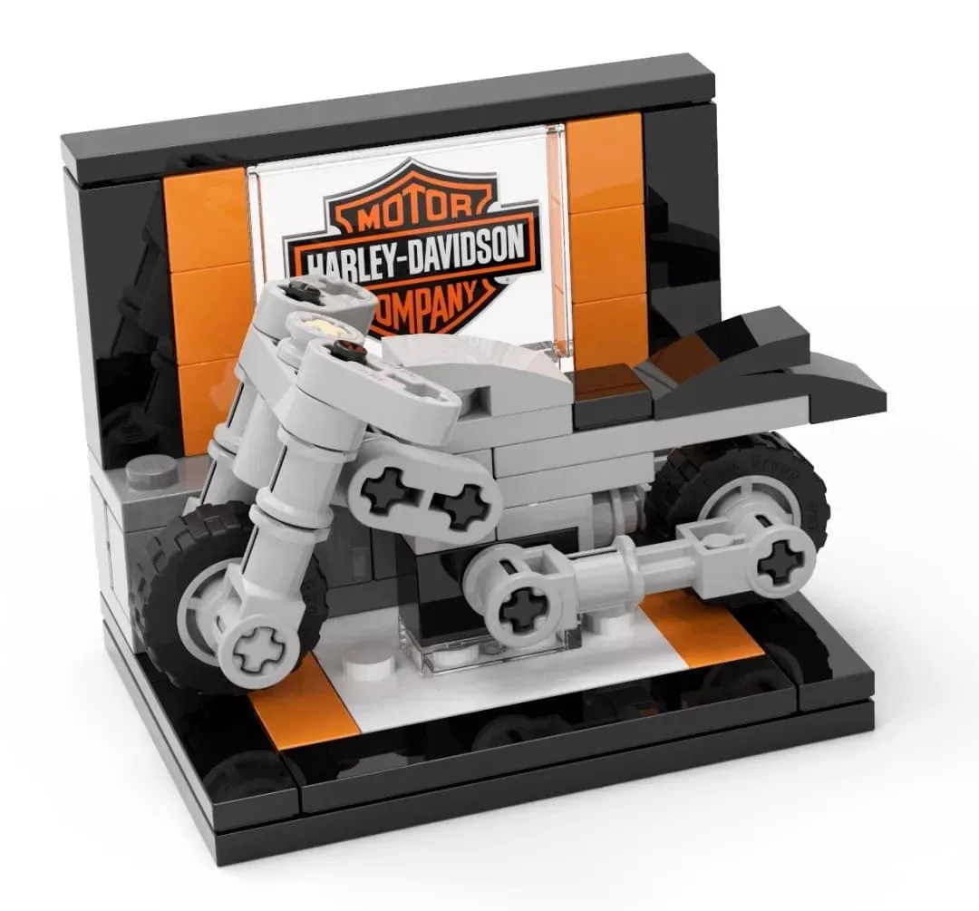 Dans le même style que le LEGO Mini moto Harley-Davidson (HARLEY-1) | Brick Broker