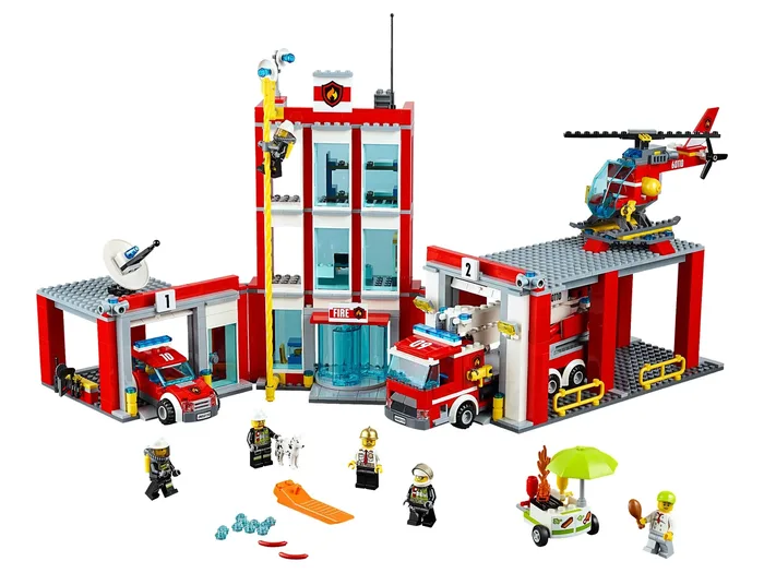 LEGO 60110 Caserne de pompiers - prix et où acheter | Brick Broker