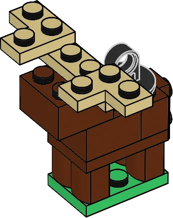 Dans le même style que le LEGO Cerf (DEERORNAMENT-1) | Brick Broker
