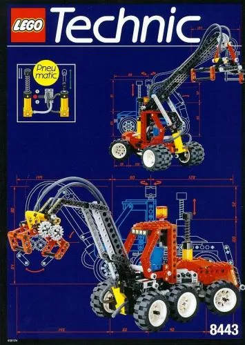Dans le même style que le LEGO Chargeur de grumes pneumatique (8443-1) | Brick Broker