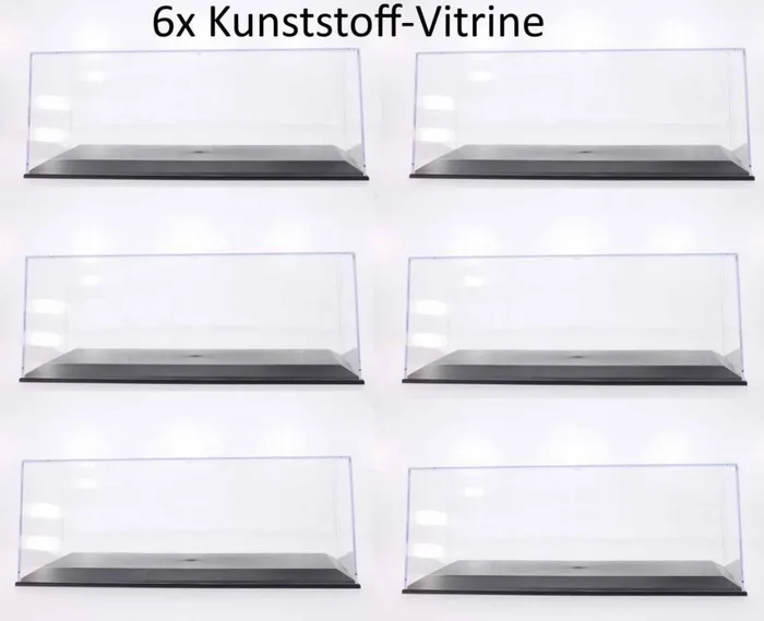 BlueBrixx Lot de 6 vitrines en plastique (BB-202035) - prix | Brick Broker