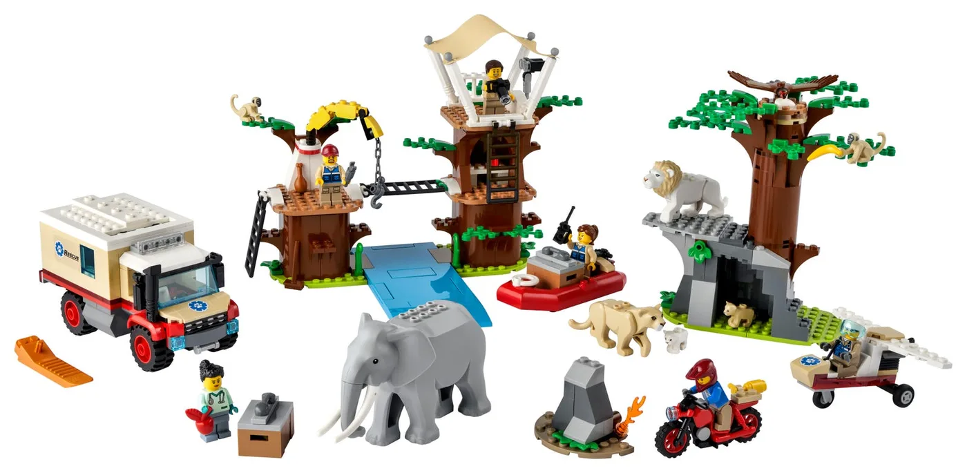 Dans le même style que le LEGO Camp de sauvetage de la faune (60307-1) | Brick Broker
