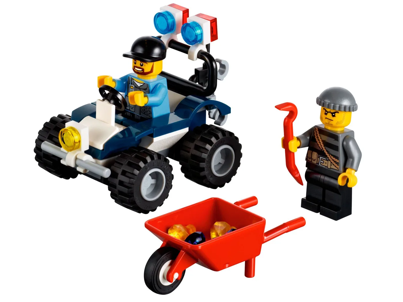 Dans le même style que le LEGO Quad de la police (60006-1) | Brick Broker