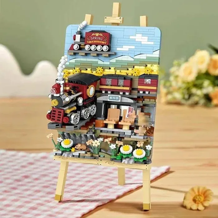 LOZ Peinture tridimensionnelle du train Haruhi (LOZ-1296) - prix | Brick Broker
