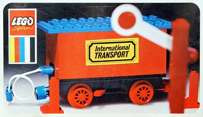 Dans le même style que le LEGO Wagon à batterie avec signal et changement de direction (161-1) | Brick Broker