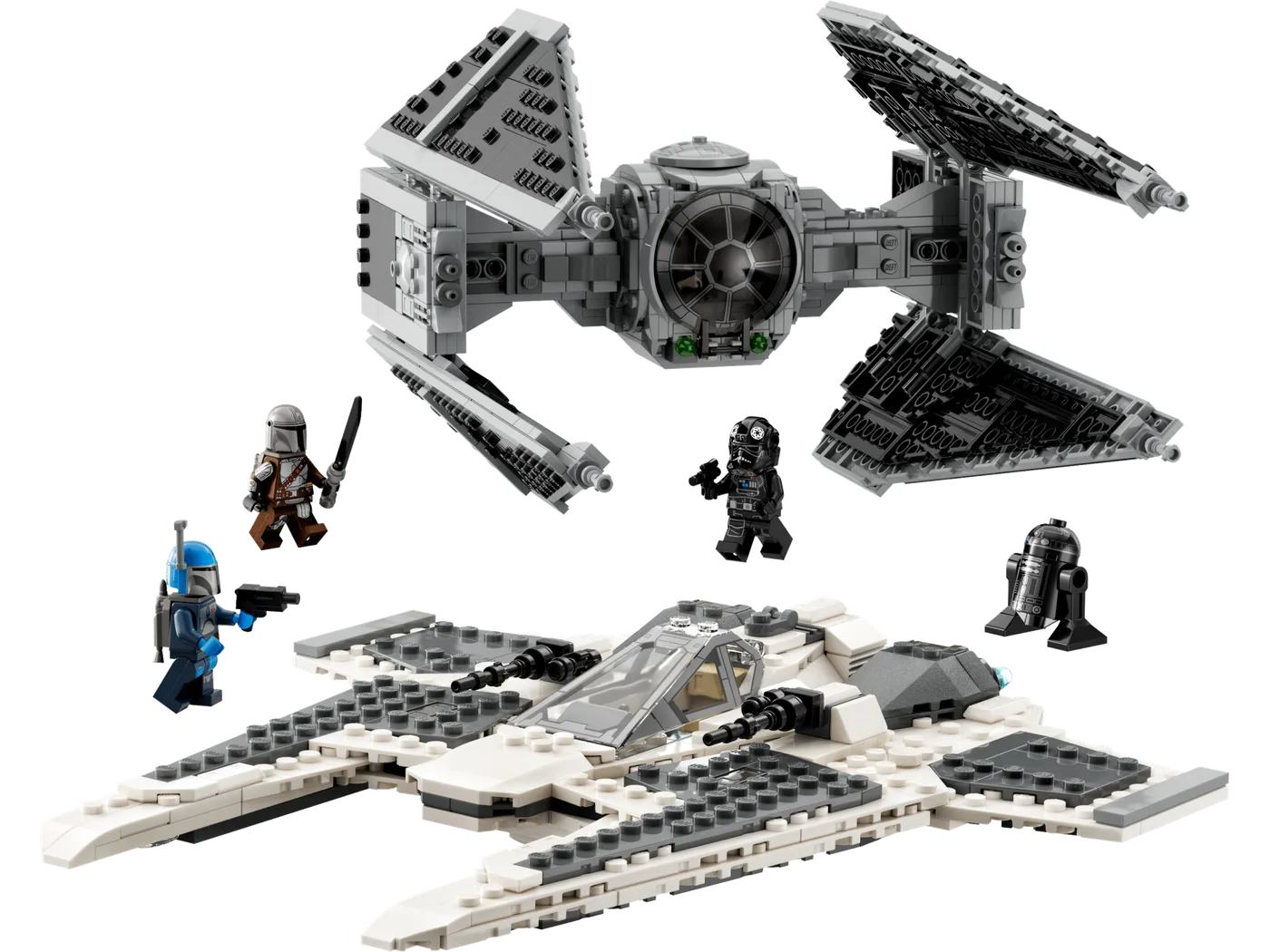 Dans le même style que le LEGO Chasseur stellaire mandalorien et Intercepteur TIE (75348-1) | Brick Broker