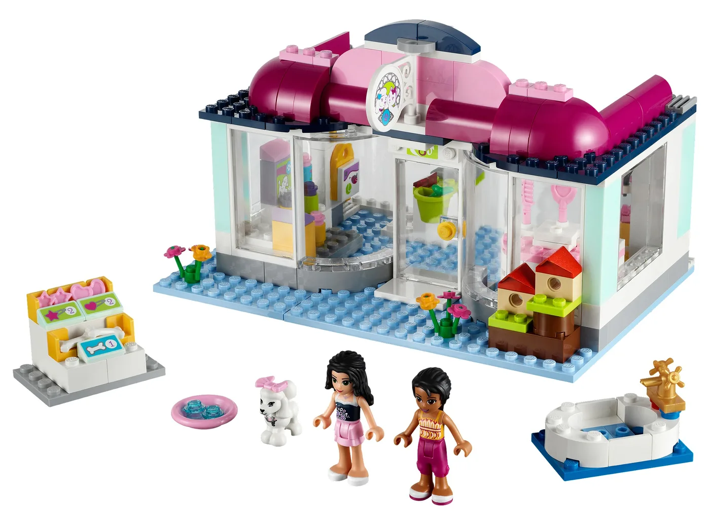 Dans le même style que le LEGO Salon de toilettage d'Heartlake (41007-1) | Brick Broker