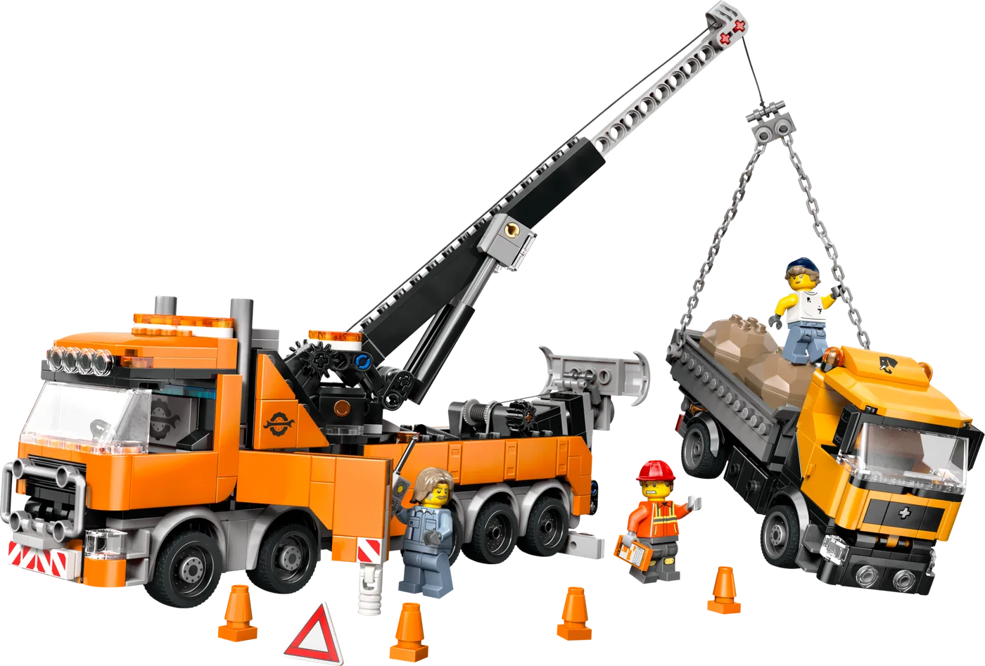 Dans le même style que le LEGO Le remorqueur avec grue pour poids lourd (60467-1) | Brick Broker