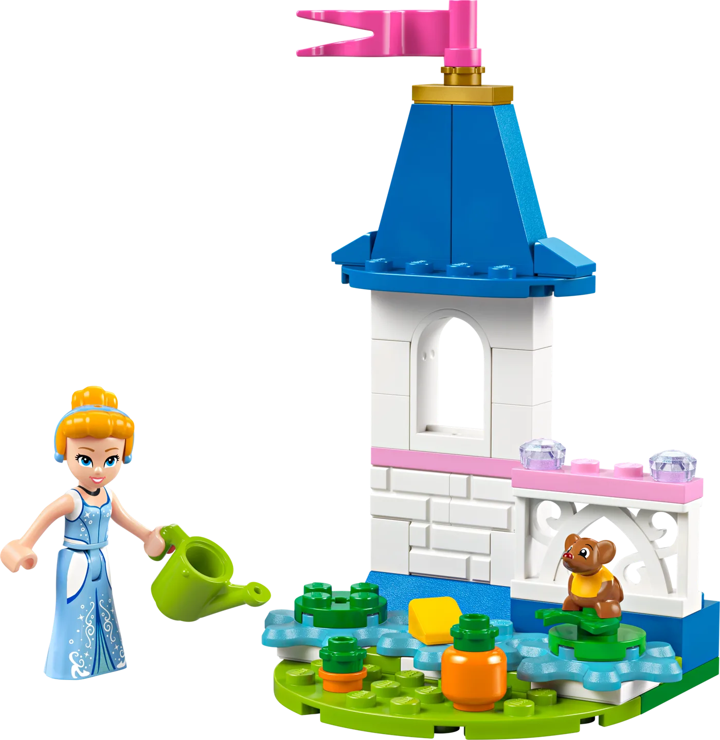 Dans le même style que le LEGO Le château de Cendrillon miniature avec un jardin (30695-1) | Brick Broker