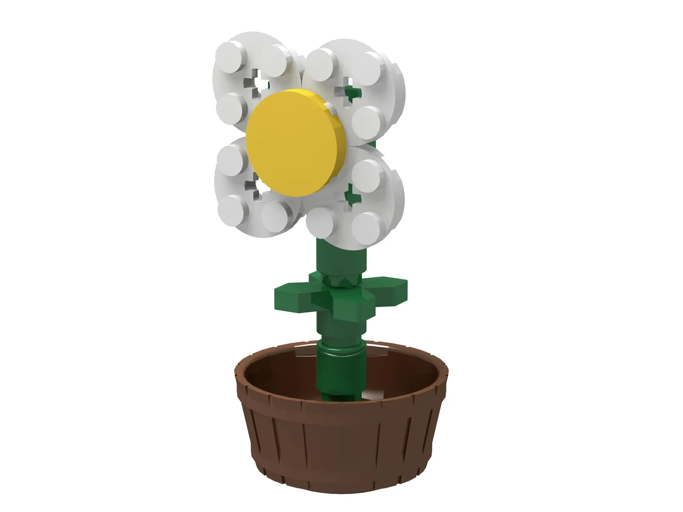 Dans le même style que le LEGO Fleur en pot (MMMB008-1) | Brick Broker