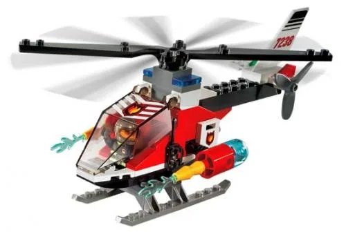 Dans le même style que le LEGO Hélicoptère de pompiers (7238-1) | Brick Broker