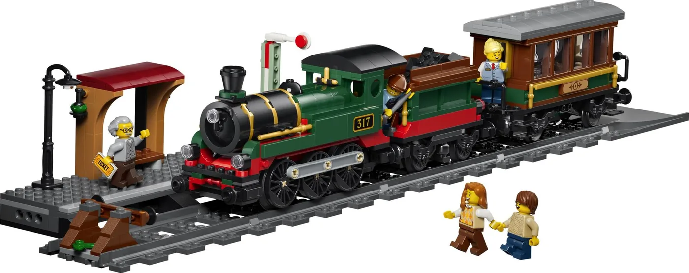 Dans le même style que le LEGO Train à vapeur vintage (60511-1) | Brick Broker
