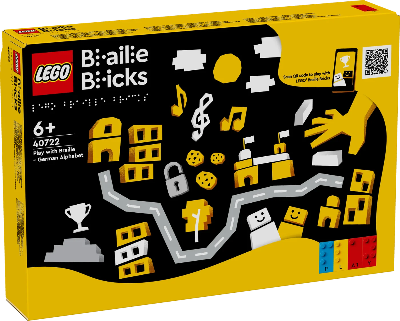 Dans le même style que le LEGO Découvrir le braille – Alphabet allemand (40722-1) | Brick Broker