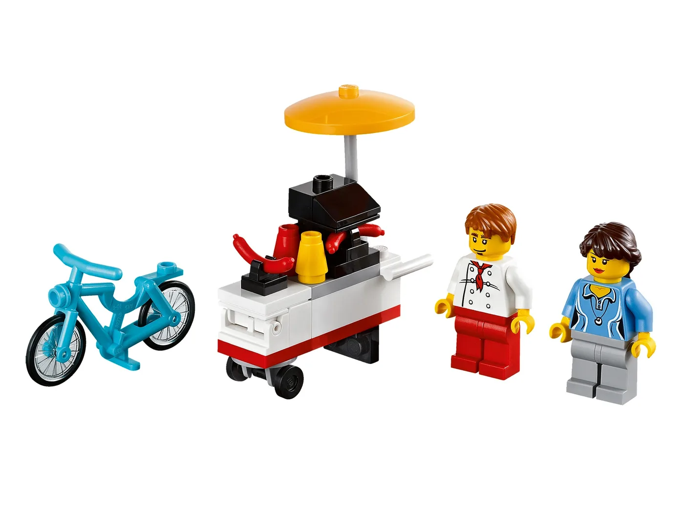 Dans le même style que le LEGO Chariot hot-dog (40078-1) | Brick Broker