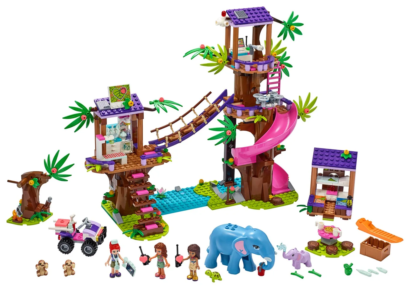 Dans le même style que le LEGO Base de sauvetage dans la jungle (41424-1) | Brick Broker
