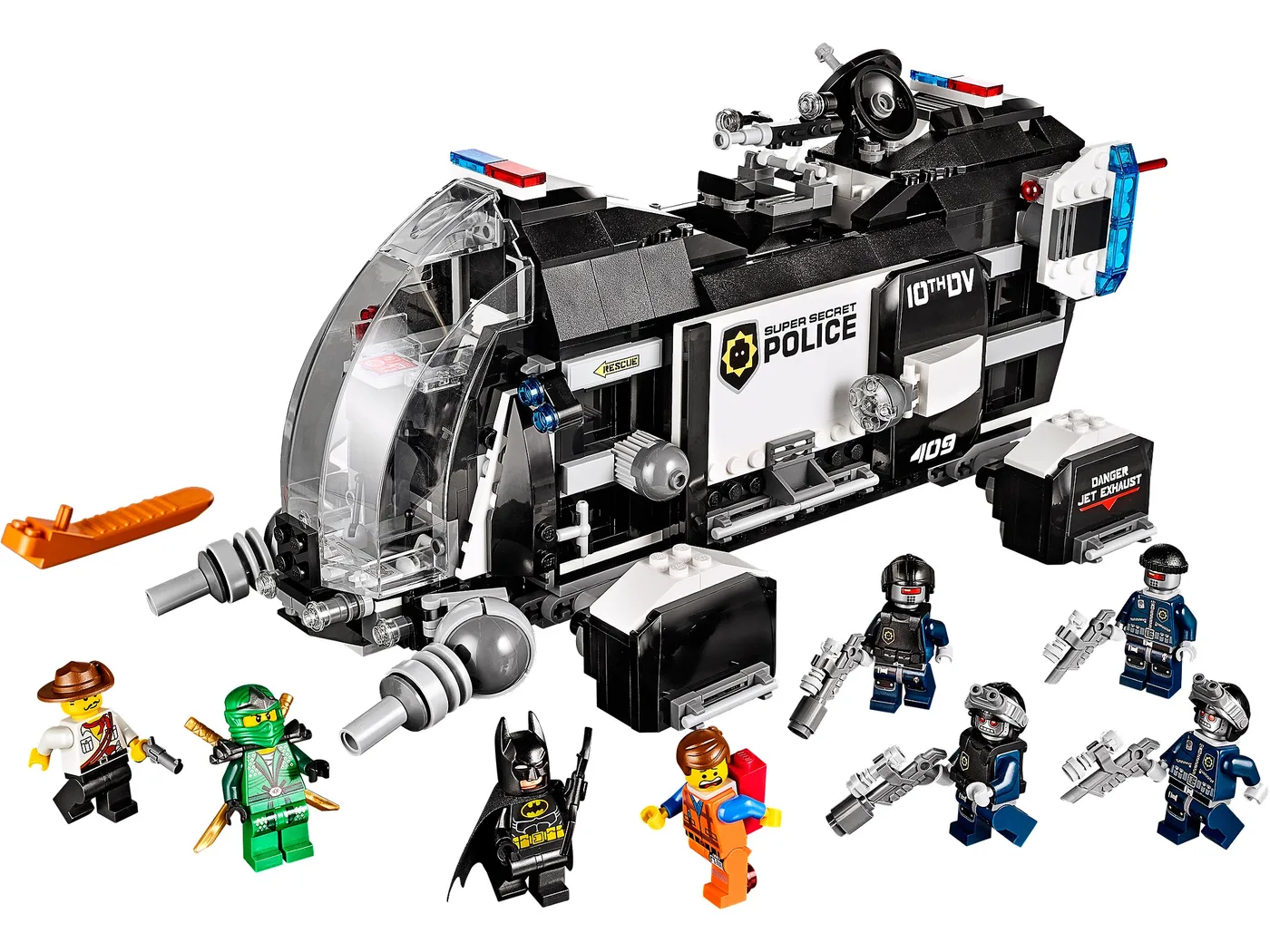 Dans le même style que le LEGO Vaisseau de largage de la Super Police Secrète (70815-1) | Brick Broker