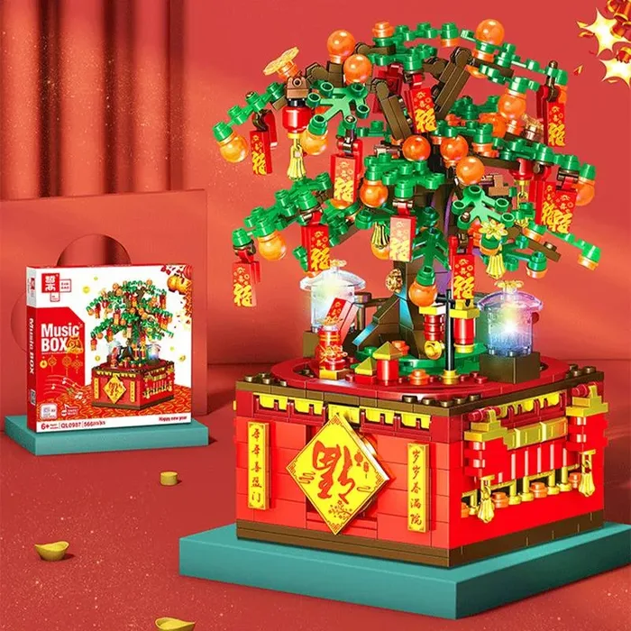 ZHEGAO Boîte à musique bonne année (ZHE-QL0987) - prix | Brick Broker