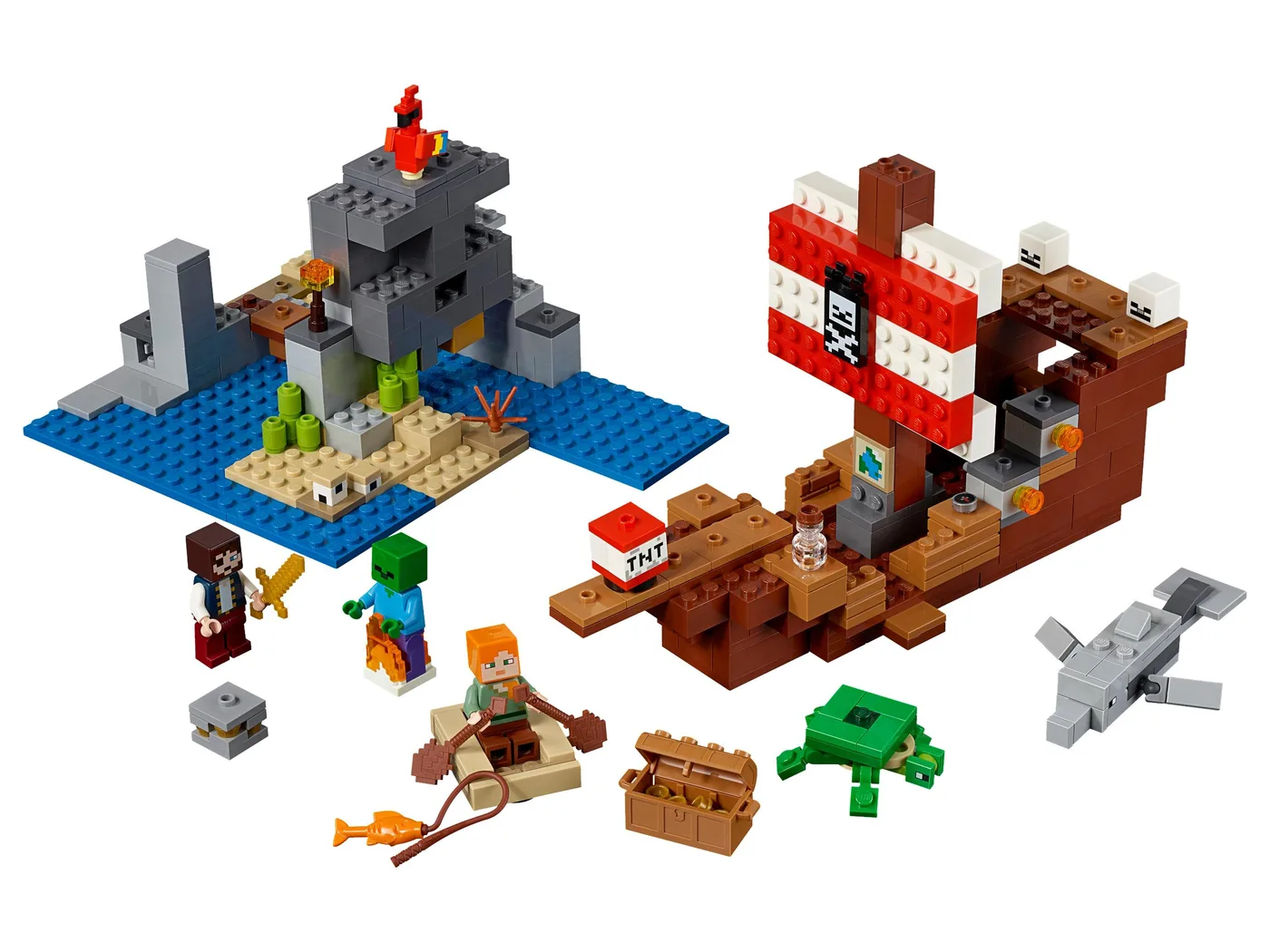Dans le même style que le LEGO L'aventure du bateau pirate (21152-1) | Brick Broker