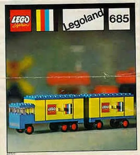 Dans le même style que le LEGO Camion avec remorque (685-1) | Brick Broker