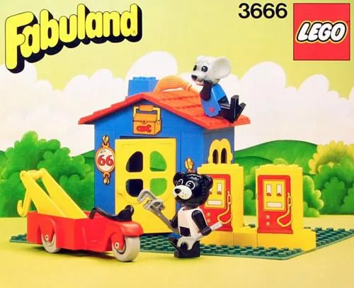 Dans le même style que le LEGO Station-service (3666-1) | Brick Broker