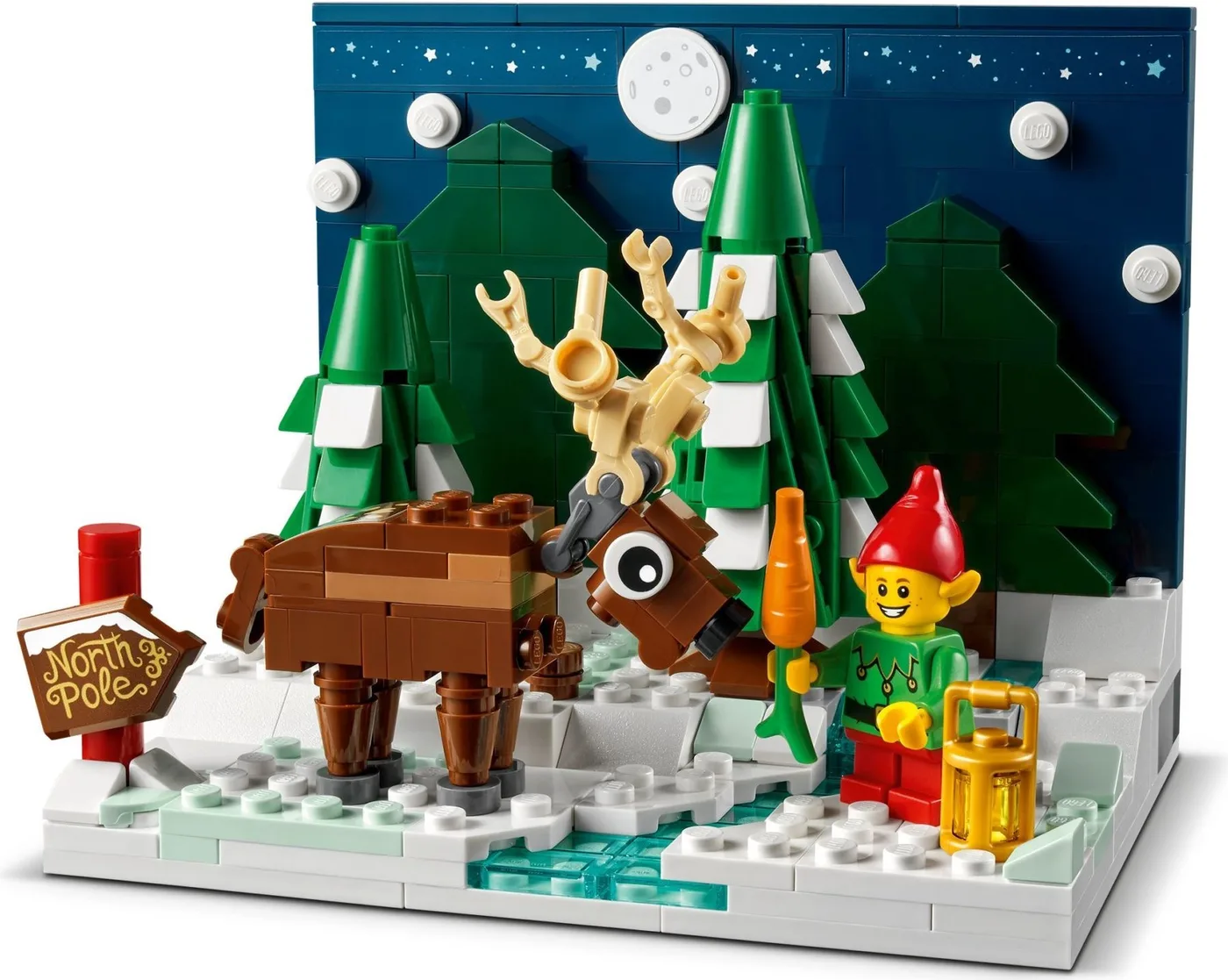 Dans le même style que le LEGO Le Jardin Avant du Père Noël (40484-1) | Brick Broker