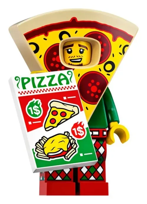 LEGO 71025 Le gars en costume de pizza - prix | Brick Broker