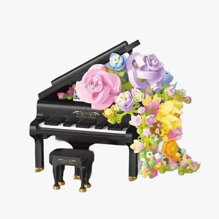 Balody Piano avec fleurs (BAL-21194) - prix | Brick Broker