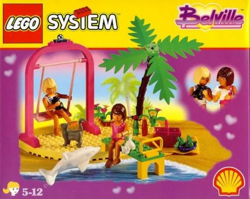 Dans le même style que le LEGO Aire de balançoire (2555-1) | Brick Broker