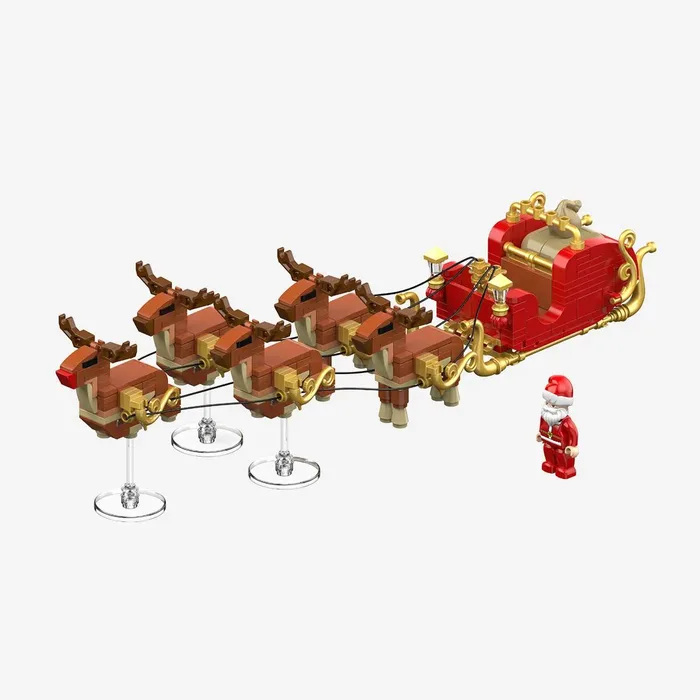BlueBrixx Lutin de Noël avec renne (BB-109981) - prix | Brick Broker