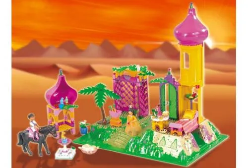 Dans le même style que le LEGO Le Palais Doré, Boîte Violette/Argentée (5858-2) | Brick Broker