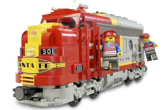 Dans le même style que le LEGO Santa Fe Super Chief (10020-1) | Brick Broker