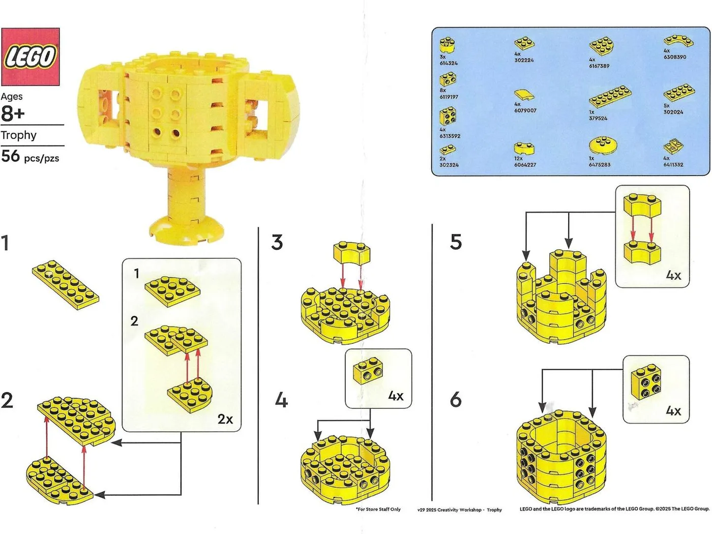 Dans le même style que le LEGO Trophée (TROPHY-1) | Brick Broker