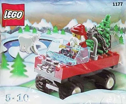 Dans le même style que le LEGO Camion du Père Noël avec ours polaire (1177-1) | Brick Broker