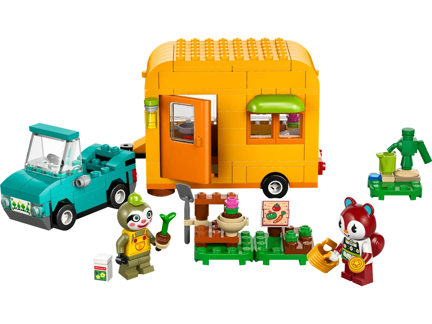Dans le même style que le LEGO Caravane et stand de jardinage de Racine (77054-1) | Brick Broker