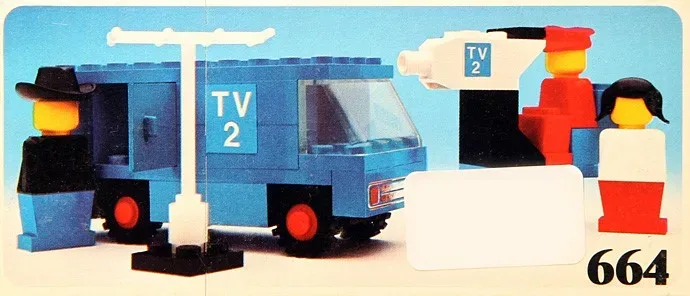 LEGO 664 Équipe de tournage TV - prix et où acheter | Brick Broker