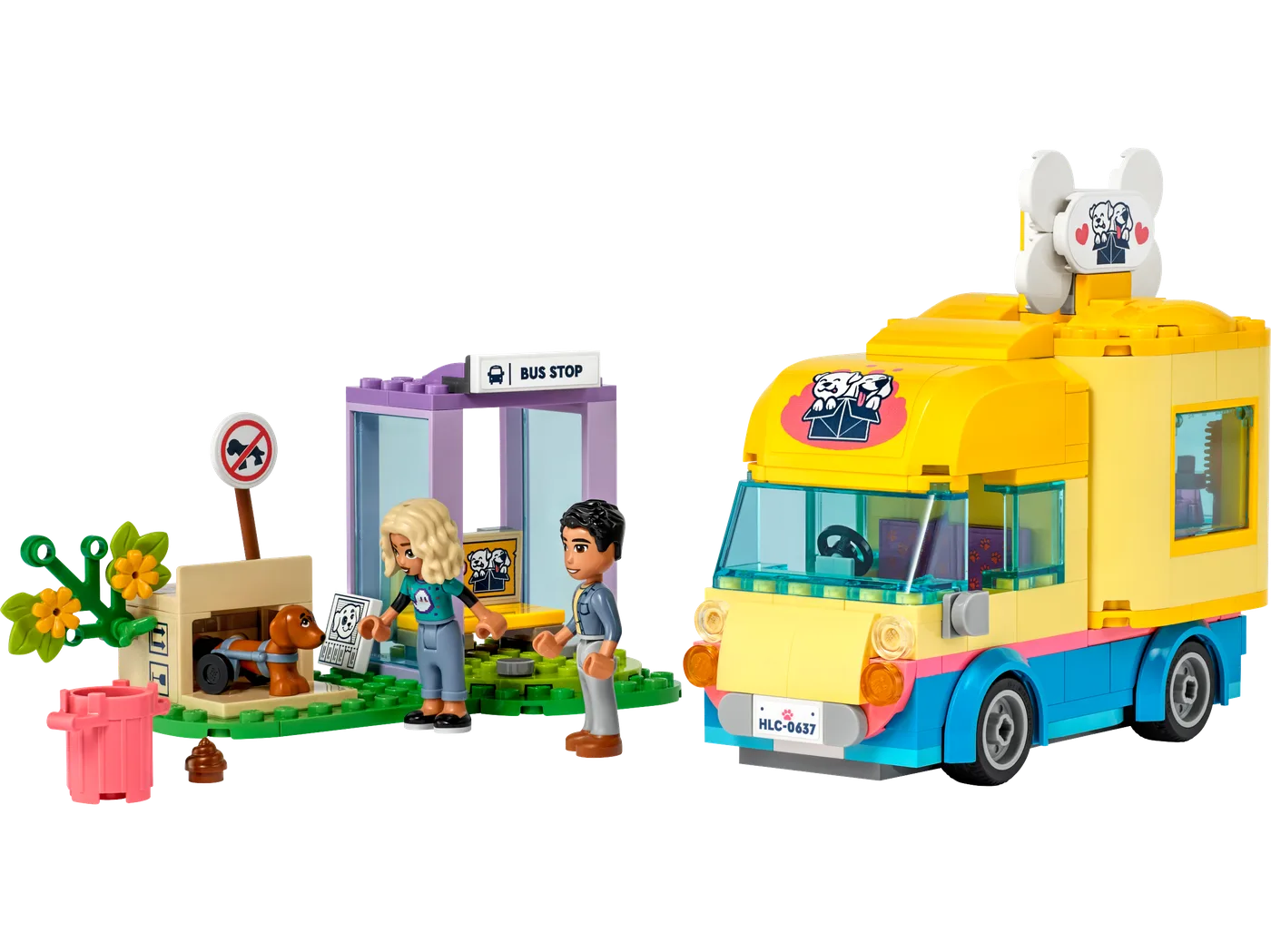 Dans le même style que le LEGO Fourgon de sauvetage de chiens (41741-1) | Brick Broker